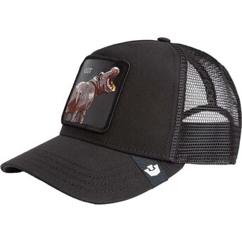 Petten gebogen zwart snapback Gut Hippo Sport The Farm...