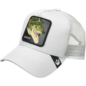 Petten gebogen grijs snapback Gator Swamp Monster Core Combo The Farm van Goorin Bros.