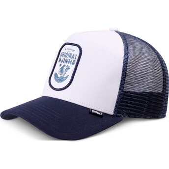 Gorra trucker blanca y azul marino Original HFT de Djinns