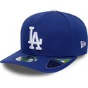 petten-gebogen-blauw-snapback-9seventy-stretch-snap-player-replica-van-los-angeles-dodgers-mlb-van-new-era