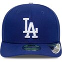 petten-gebogen-blauw-snapback-9seventy-stretch-snap-player-replica-van-los-angeles-dodgers-mlb-van-new-era