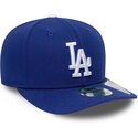 petten-gebogen-blauw-snapback-9seventy-stretch-snap-player-replica-van-los-angeles-dodgers-mlb-van-new-era
