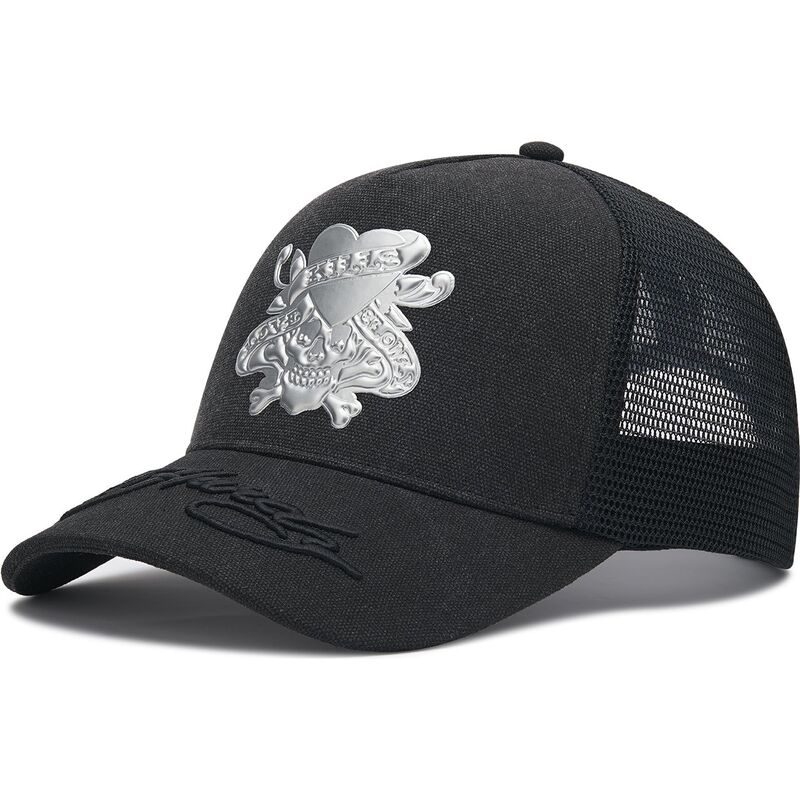 gorra-trucker-negra-love-kills-slowly-washed-de-ed-hardy gorra-trucker-negra-love-kills-slowly-washed-de-ed-hardy