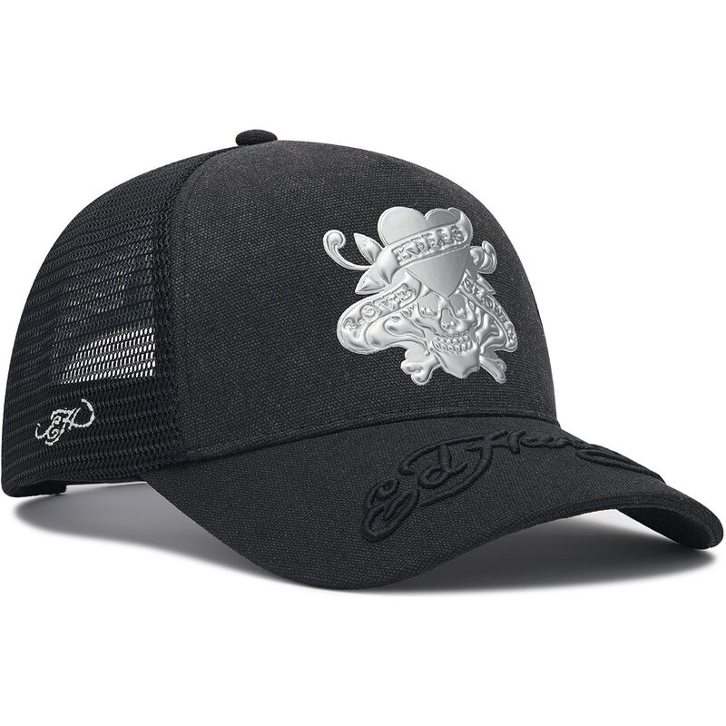 gorra-trucker-negra-love-kills-slowly-washed-de-ed-hardy gorra-trucker-negra-love-kills-slowly-washed-de-ed-hardy