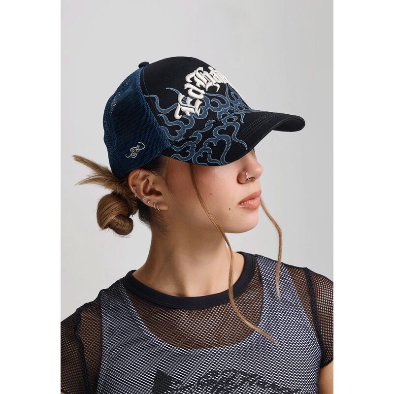 gorra-trucker-negra-flaming-de-ed-hardy