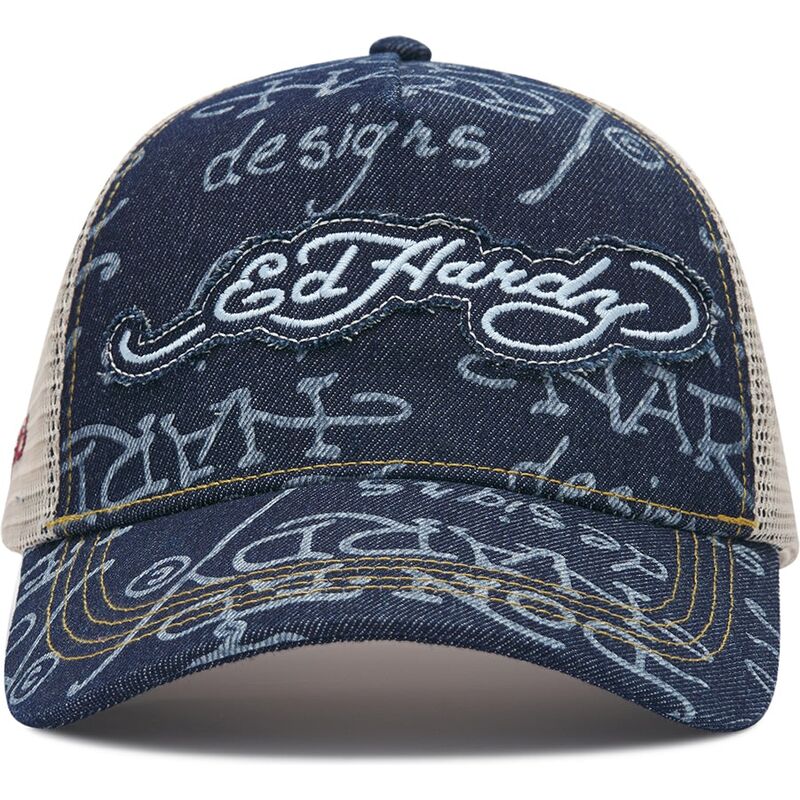 gorra-trucker-azul-marino-y-beige-don-denim-de-ed-hardy