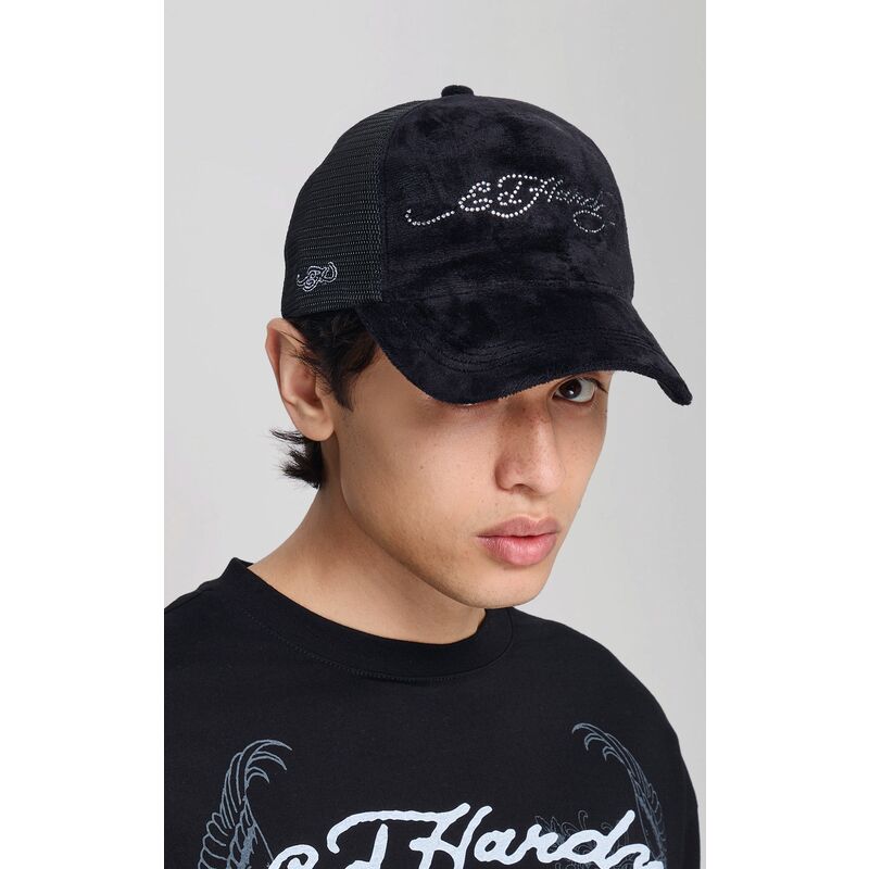 gorra-trucker-negra-core-silver-diamante-velour-de-ed-hardy
