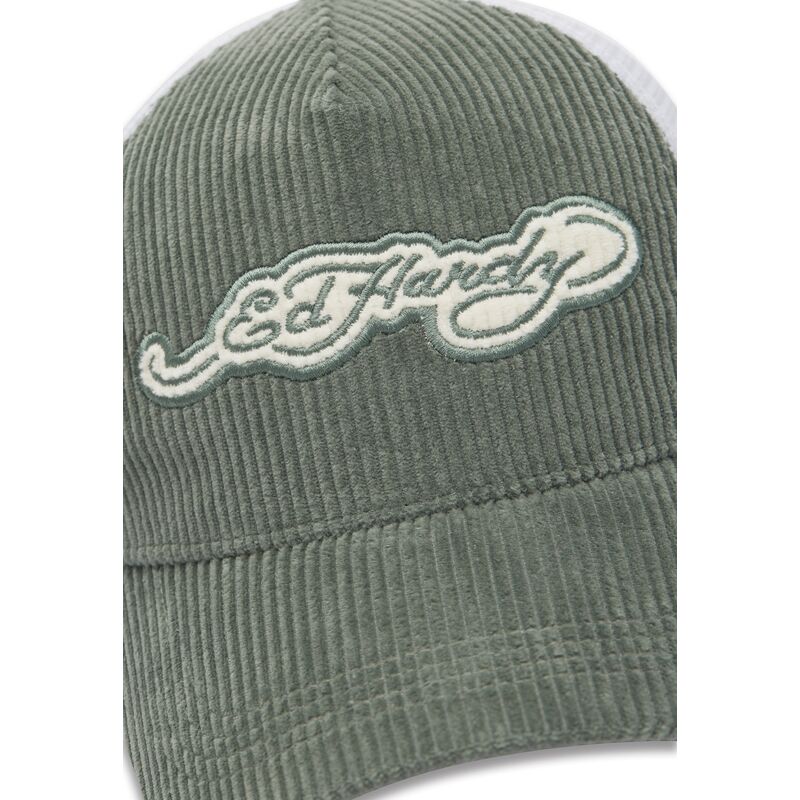 gorra-trucker-verde-y-blanca-embroidery-applique-cord-de-ed-hardy
