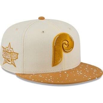 Gorra plana beige y marrón ajustada 59FIFTY All Star Game Fan Pack de Philadelphia Phillies MLB de New Era