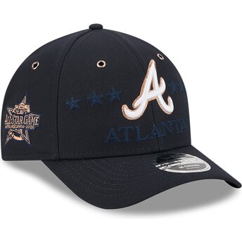 Gorra curva azul marino snapback 9FORTY M-Crown All Star Game de Atlanta Braves MLB de New Era