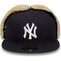 gorra-plana-azul-marino-ajustada-59fifty-dogear-world-series-de-new-york-yankees-mlb-de-new-era