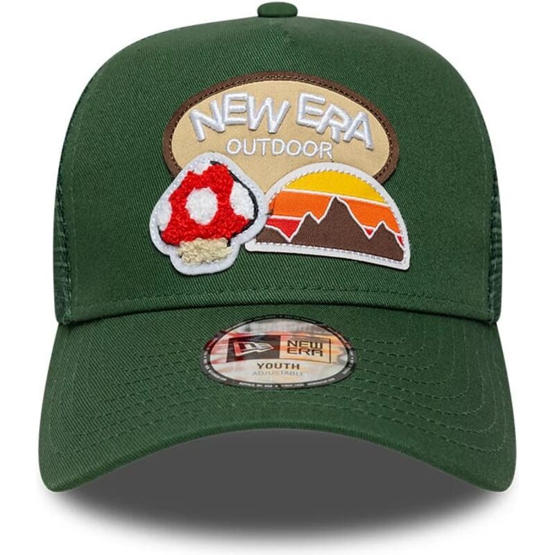 gorra-trucker-verde-para-nino-a-frame-outdoor-de-new-era