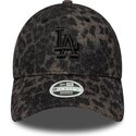 new-era-curved-brim-women-black-logo-9forty-leopard-cosy-los-angeles-dodgers-mlb-leopard-adjustable-cap