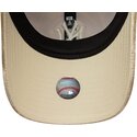 new-era-curved-brim-women-9twenty-velour-new-york-yankees-mlb-beige-adjustable-cap-with-beige-logo