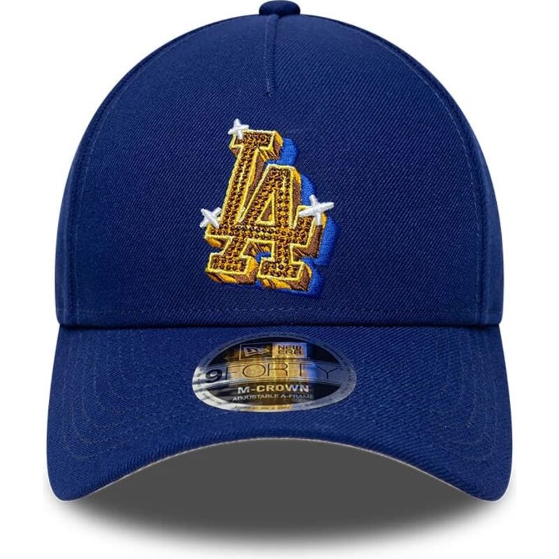 new-era-curved-brim-9forty-m-crown-a-frame-emblem-los-angeles-dodgers-mlb-blue-snapback-cap