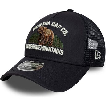 Gorra trucker azul marino 9FORTY M-Crown A Frame Graphic de Blue Ridge Mountains de New Era