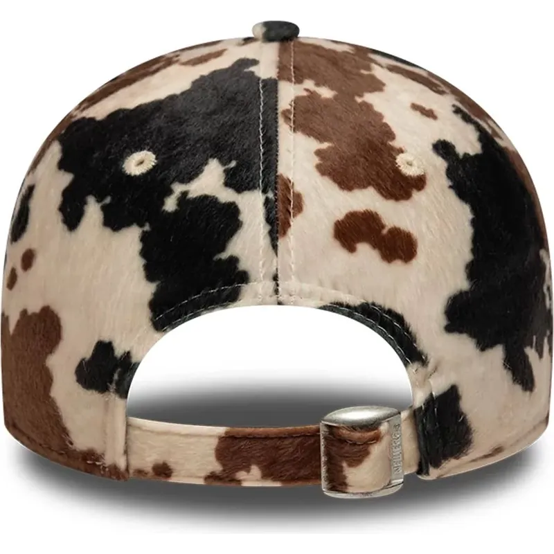 new-era-curved-brim-9twenty-animal-print-new-york-yankees-mlb-brown-adjustable-cap new-era-curved-brim-9twenty-animal-print-new-york-yankees-mlb-brown-adjustable-cap