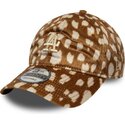 new-era-curved-brim-9twenty-animal-print-los-angeles-dodgers-mlb-brown-adjustable-cap