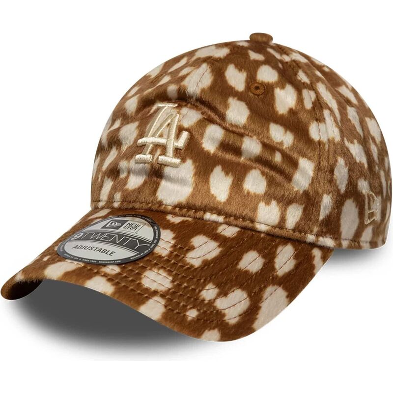 gorra-curva-marron-ajustable-9twenty-animal-print-de-los-angeles-dodgers-mlb-de-new-era gorra-curva-marron-ajustable-9twenty-animal-print-de-los-angeles-dodgers-mlb-de-new-era