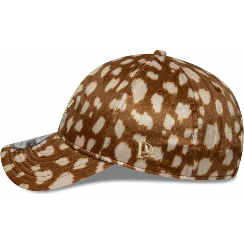 new-era-curved-brim-9twenty-animal-print-los-angeles-dodgers-mlb-brown-adjustable-cap