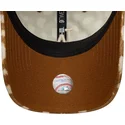 gorra-curva-marron-ajustable-9twenty-animal-print-de-los-angeles-dodgers-mlb-de-new-era