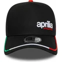 gorra-trucker-negra-e-frame-flawless-aprilia-piaggio-de-new-era