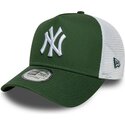 new-era-a-frame-league-essential-new-york-yankees-mlb-green-and-white-trucker-hat