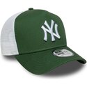 gorra-trucker-verde-y-blanca-a-frame-league-essential-de-new-york-yankees-mlb-de-new-era