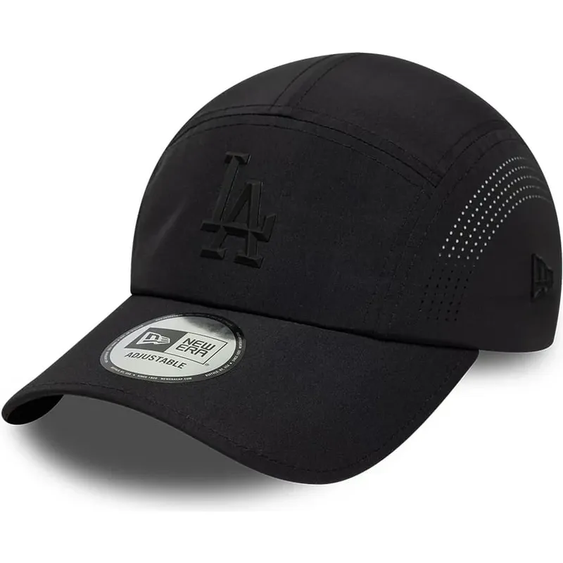 gorra-trucker-negra-con-logo-negro-runner-tech-midi-de-los-angeles-dodgers-mlb-de-new-era