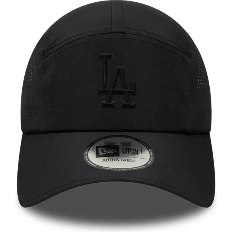 gorra-trucker-negra-con-logo-negro-runner-tech-midi-de-los-angeles-dodgers-mlb-de-new-era