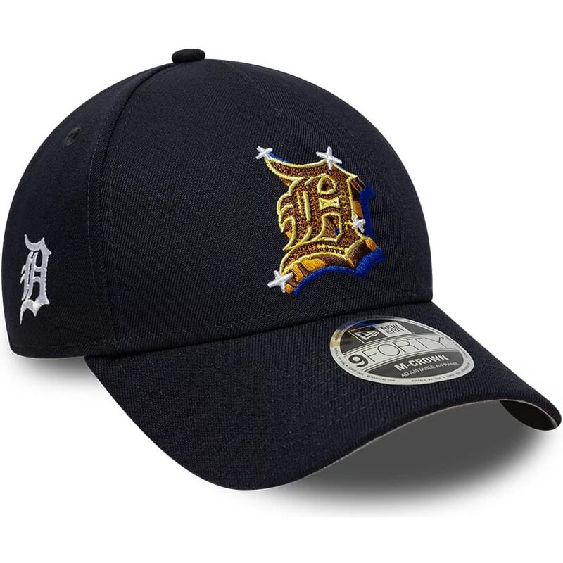 gorra-curva-azul-marino-snapback-9forty-m-crown-a-frame-emblem-de-detroit-tigers-mlb-de-new-era gorra-curva-azul-marino-snapback-9forty-m-crown-a-frame-emblem-de-detroit-tigers-mlb-de-new-era