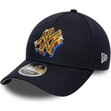 new-era-curved-brim-9forty-m-crown-a-frame-emblem-new-york-yankees-mlb-navy-blue-snapback-cap
