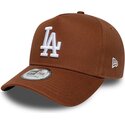 gorra-curva-marron-snapback-e-frame-league-essential-de-los-angeles-dodgers-mlb-de-new-era