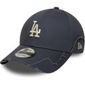 new-era-curved-brim-9forty-stitched-los-angeles-dodgers-mlb-grey-adjustable-cap