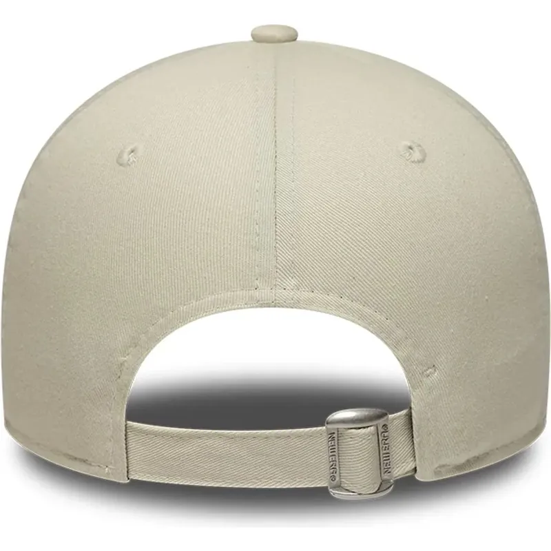 gorra-curva-beige-ajustable-con-logo-marron-9forty-faux-pony-infill-de-los-angeles-dodgers-mlb-de-new-era gorra-curva-beige-ajustable-con-logo-marron-9forty-faux-pony-infill-de-los-angeles-dodgers-mlb-de-new-era
