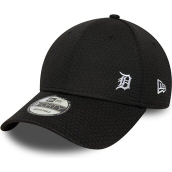 Gorra curva negra ajustable 9FORTY Flawless Mesh de Detroit Tigers MLB de New Era