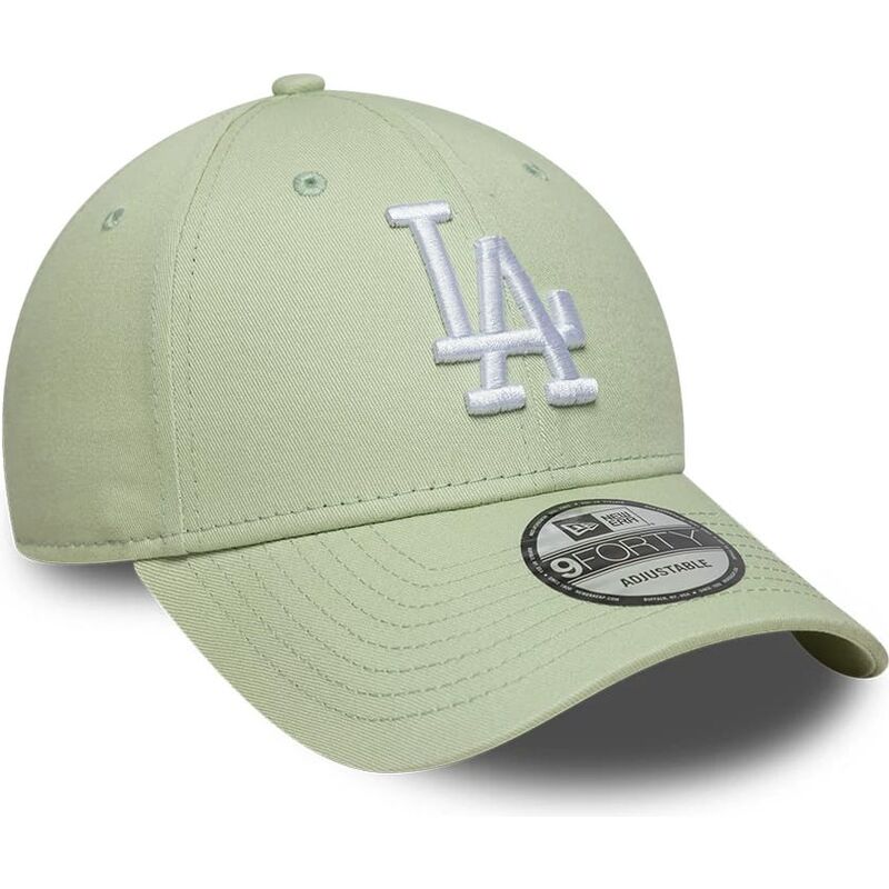 gorra-curva-verde-claro-ajustable-9forty-league-ess-9forty-league-essential-de-los-angeles-dodgers-mlb-de-new-era gorra-curva-verde-claro-ajustable-9forty-league-ess-9forty-league-essential-de-los-angeles-dodgers-mlb-de-new-era