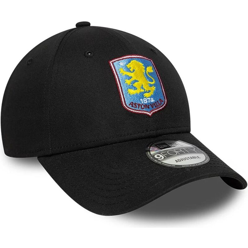 gorra-curva-negra-ajustable-9forty-core-de-aston-villa-football-club-premier-league-de-new-era gorra-curva-negra-ajustable-9forty-core-de-aston-villa-football-club-premier-league-de-new-era