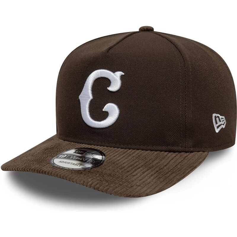 new-era-curved-brim-19twenty-cooperstown-cord-chicago-cubs-mlb-brown-snapback-cap