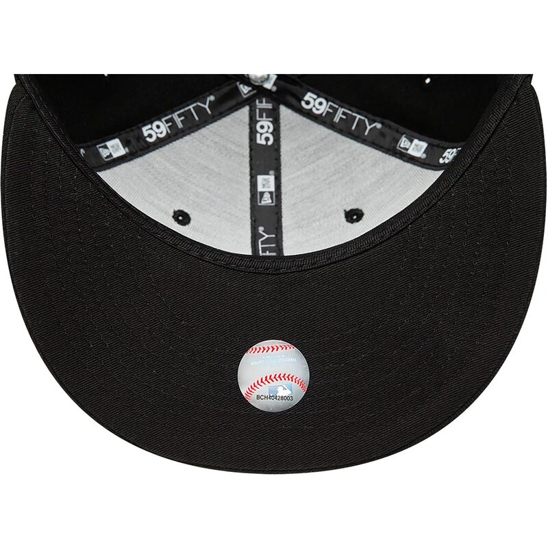 gorra-plana-negra-ajustada-con-logo-negro-59fifty-de-chicago-white-sox-mlb-de-new-era