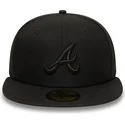 gorra-plana-negra-ajustada-con-logo-negro-59fifty-de-atlanta-braves-mlb-de-new-era