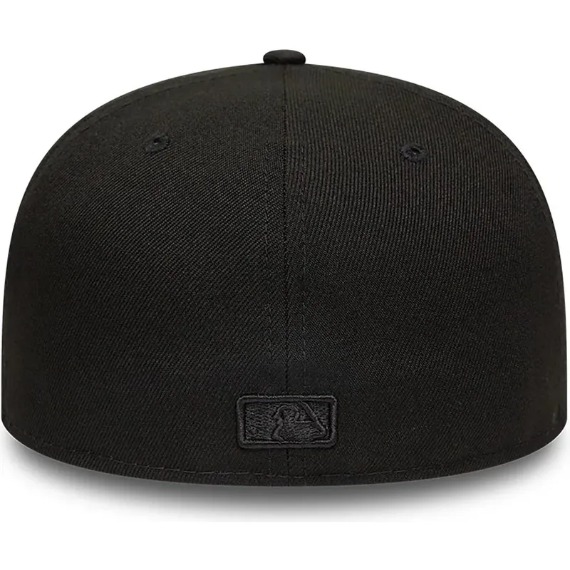 gorra-plana-negra-ajustada-con-logo-negro-59fifty-de-atlanta-braves-mlb-de-new-era