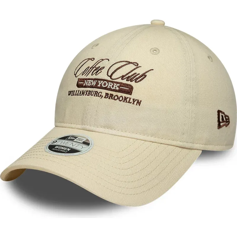 gorra-curva-beige-ajustable-para-mujer-9twenty-coffee-club-de-new-era