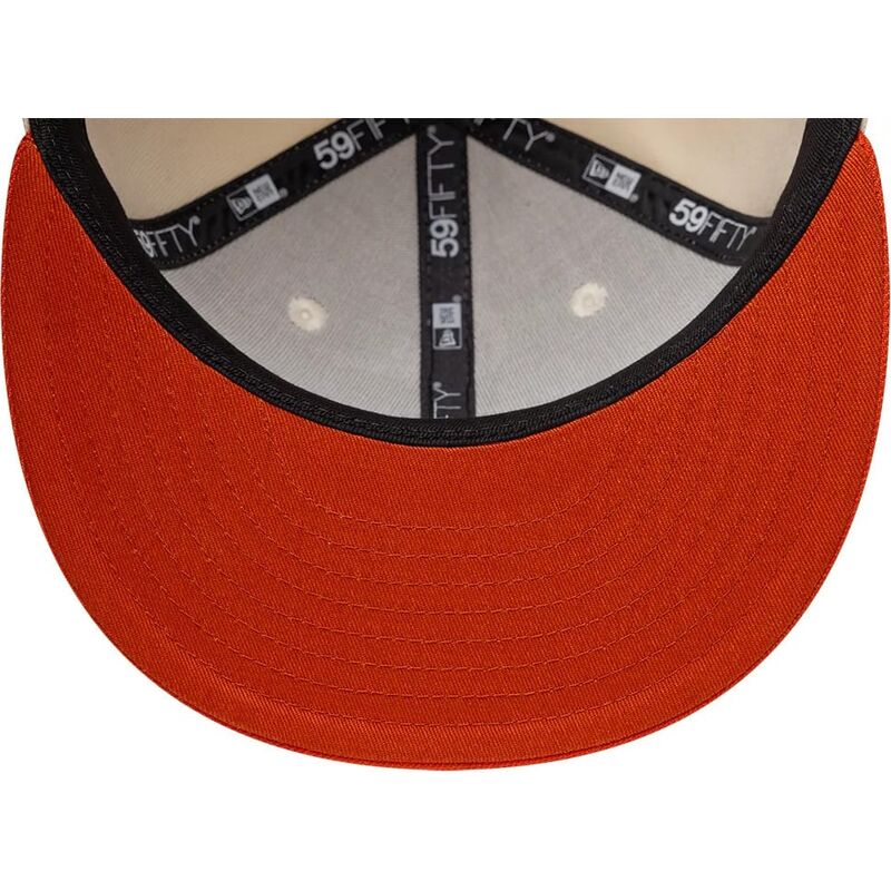 new-era-flat-brim-orange-logo-59fifty-league-essential-new-york-yankees-mlb-beige-and-orange-fitted-cap