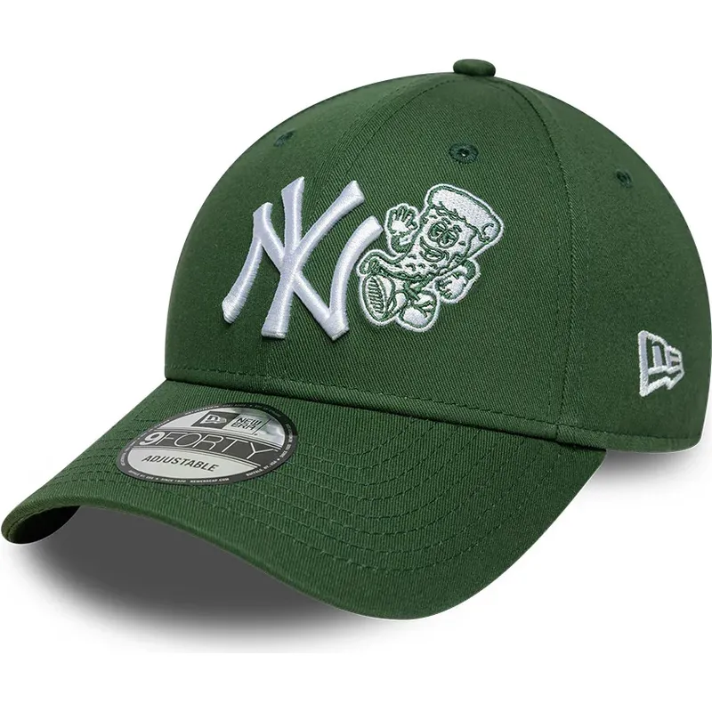 gorra-curva-verde-ajustable-9forty-food-icon-de-new-york-yankees-mlb-de-new-era