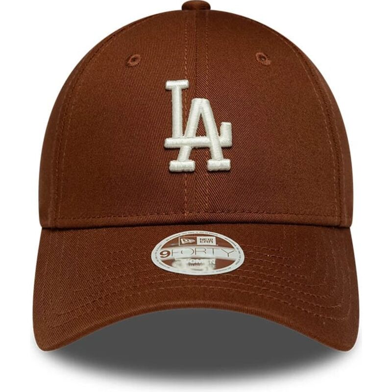 gorra-curva-marron-ajustable-para-mujer-9forty-league-essential-midi-de-los-angeles-dodgers-mlb-de-new-era