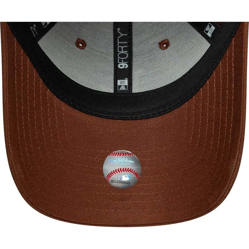 gorra-curva-marron-ajustable-para-mujer-9forty-league-essential-midi-de-los-angeles-dodgers-mlb-de-new-era