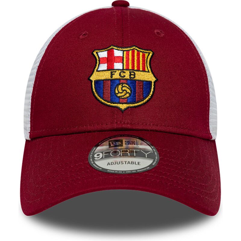 gorra-trucker-roja-y-blanca-ajustable-9forty-league-de-fc-barcelona-laliga-de-new-era