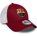gorra-trucker-roja-y-blanca-ajustable-9forty-league-de-fc-barcelona-laliga-de-new-era