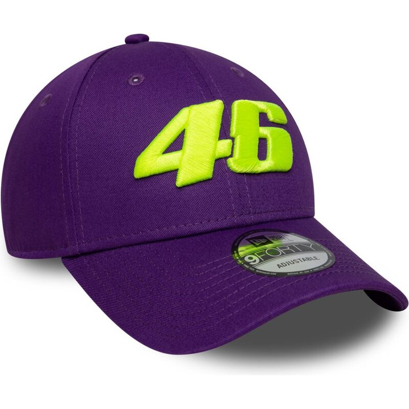 new-era-curved-brim-9forty-wordmark-valentino-rossi-vr46-motogp-purple-adjustable-cap